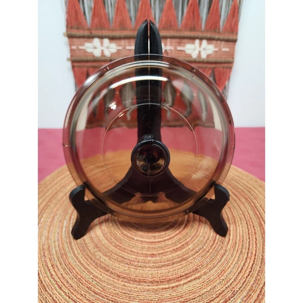 Pyrex Corning Visions Replacement Lid #V1.5C Amber Glass For 1.5L Saucepan